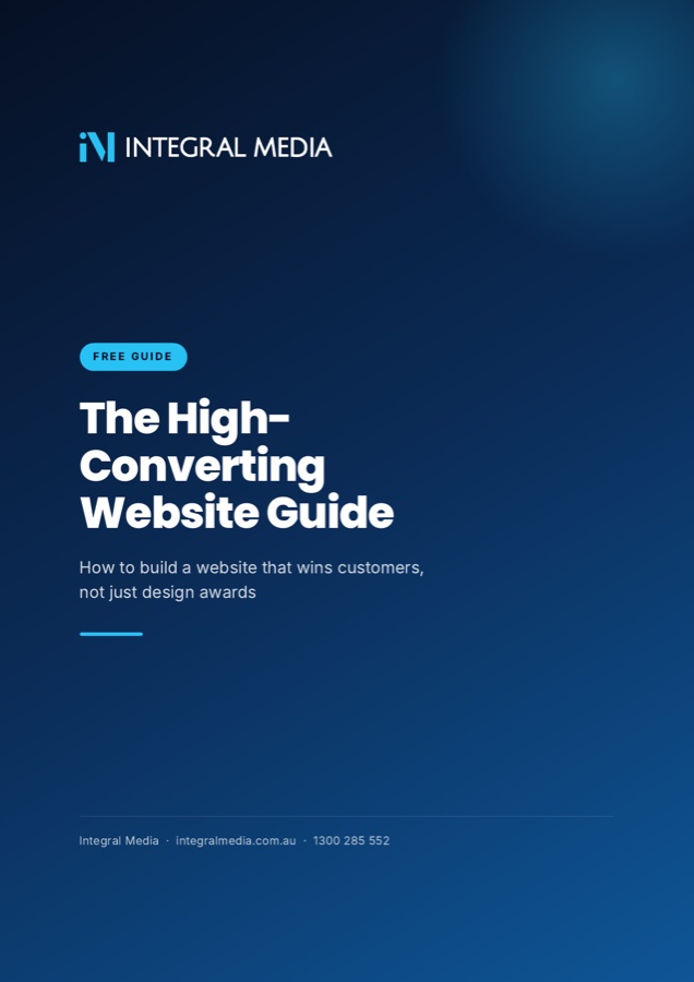 The High-Converting Website Guide cover