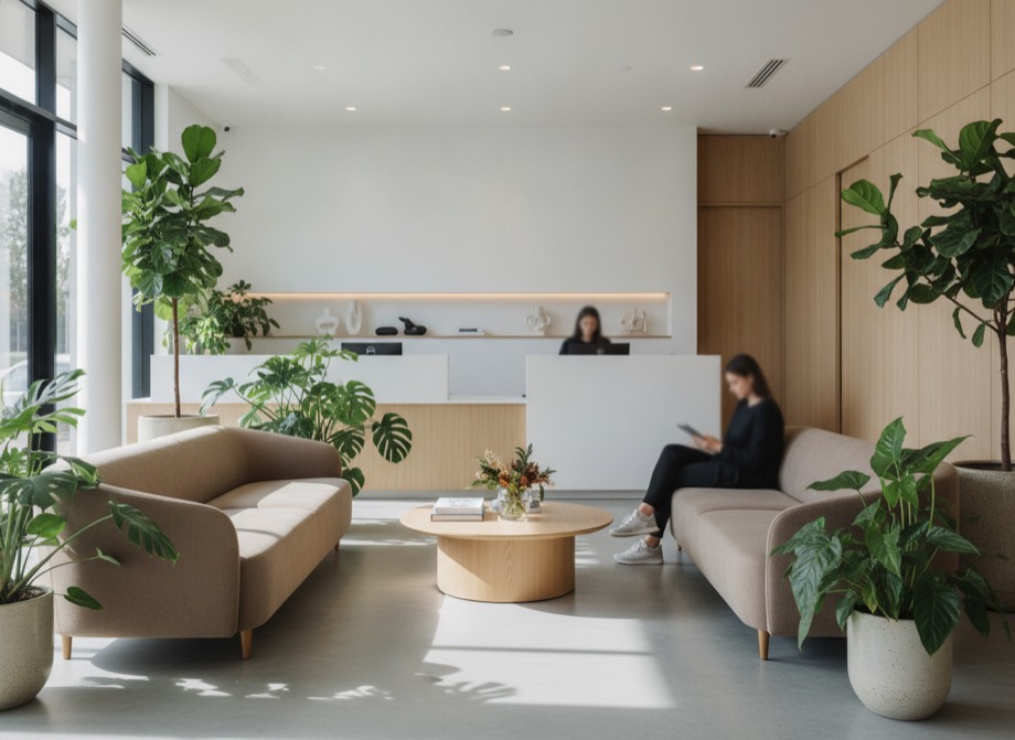 SEO for healthcare, a modern Australian medical and dental clinic reception