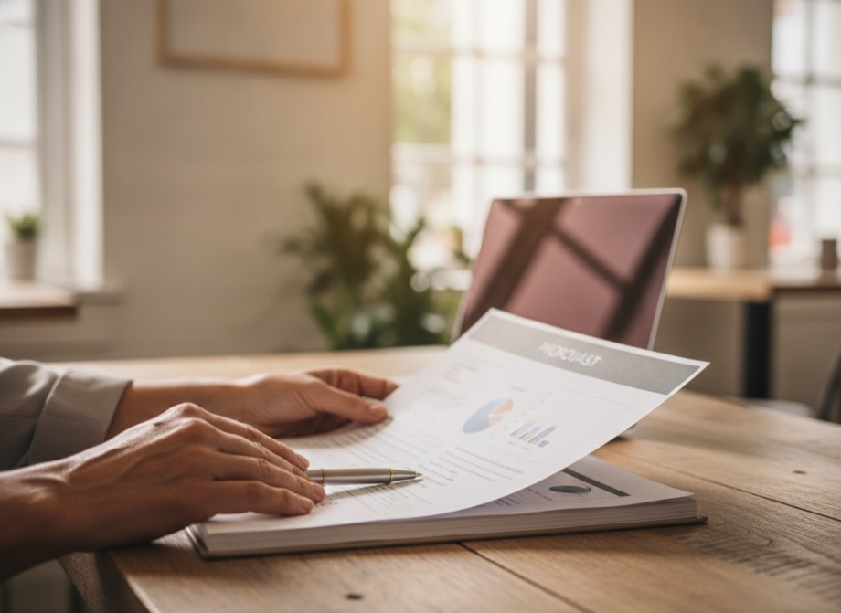 SEO Pricing Adelaide, a business owner reviewing an SEO proposal