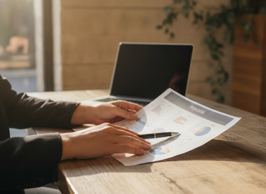SEO Pricing Perth, a WA business owner reviewing an SEO proposal