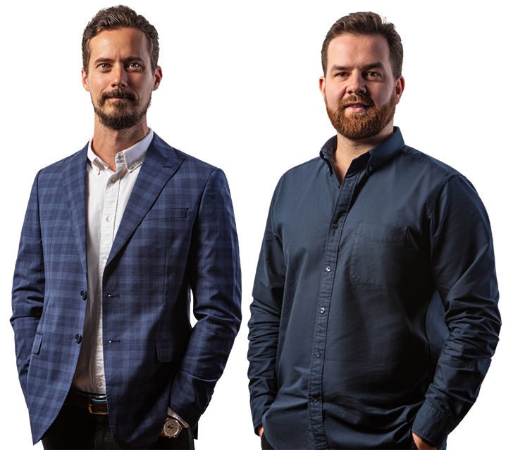 Alex Morrison and Dane Bortko Alex Morrison and Dane Bortko